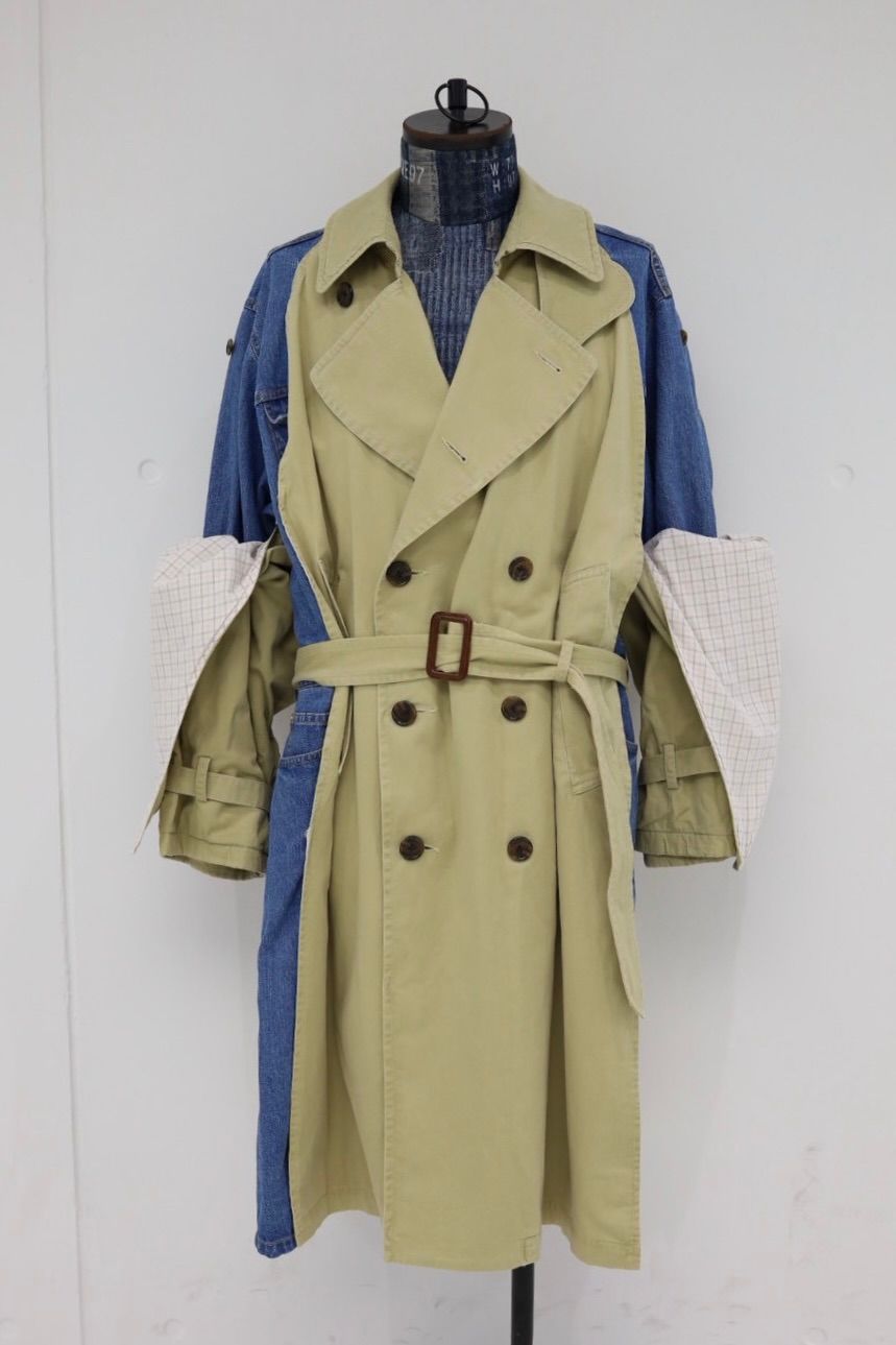 YOKE SPRING SUMMER 2026 Connected Trench&Denim Coat(YK26SS01213C)BEIGE☆12月20日(土)発売！
