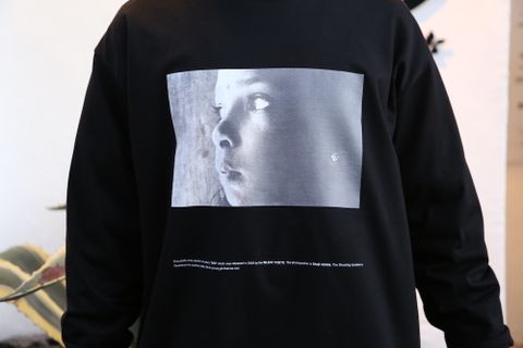 Graphpaper Poet Meets Dubwise for GP Jersey L/S Tee "SUN"BLACK style.2020.11.9.