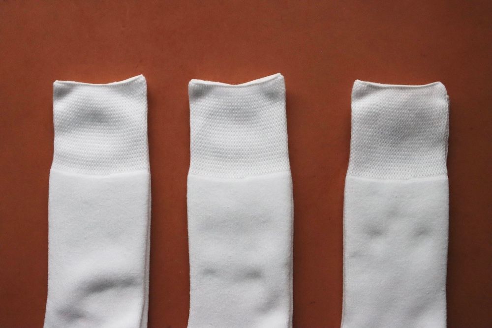 グラフペーパー ソックス 3-Pack Socks(WHITE)