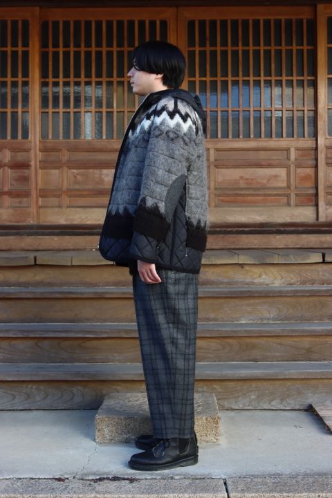 JUNYA WATANABE  ノルディックジャガードフードブルゾン(WH-J019-051) style.2021.11.28