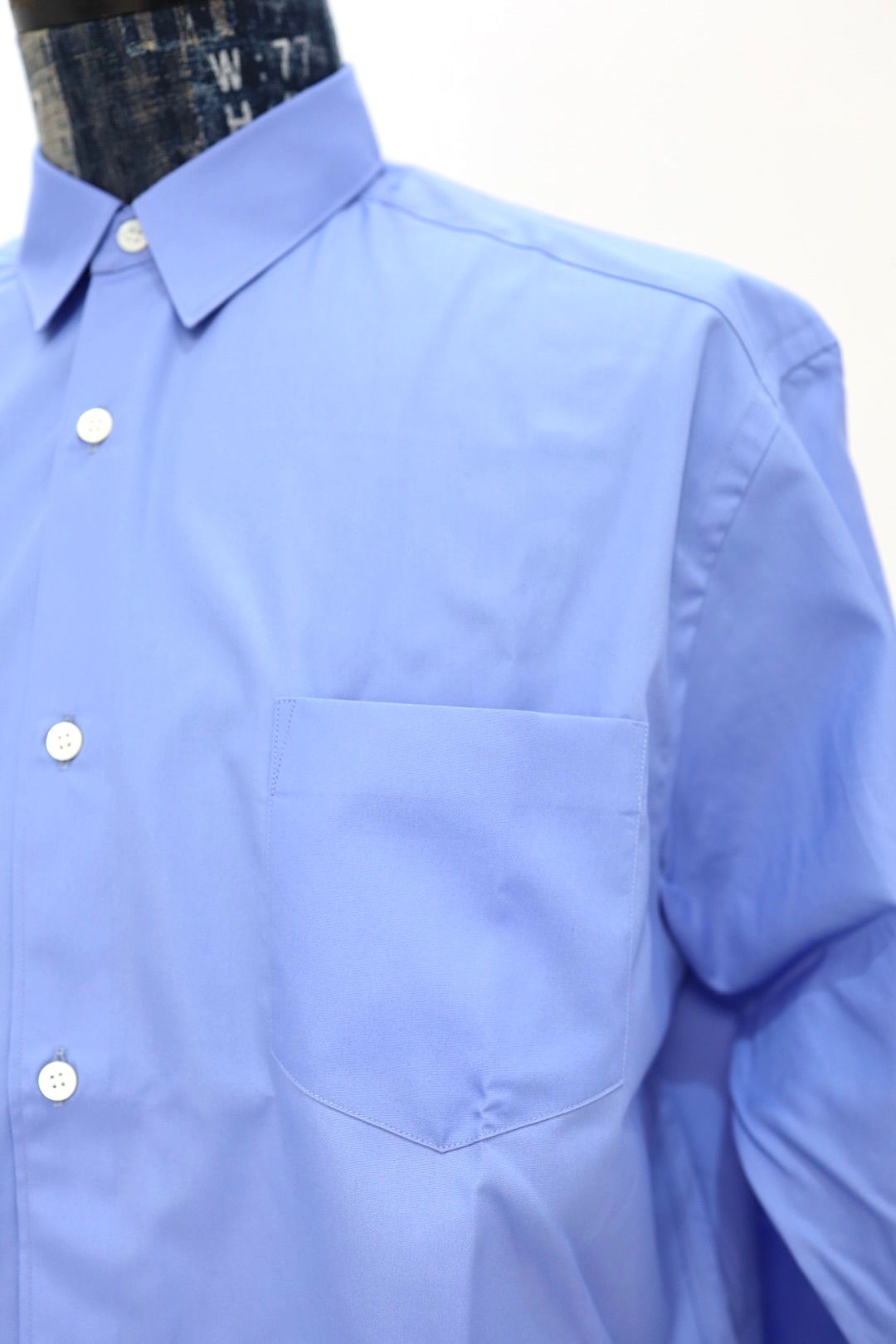 コムデギャルソンオム 綿ブロードL/Sシャツ(HQ-B102-051)SAX☆2月6日(金)発売！