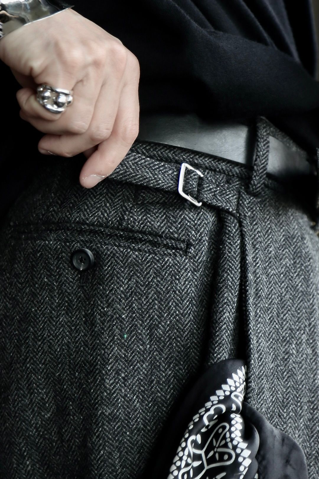 A.PRESSE - アプレッセ Tweed Two Tack Trousers(22AAP-04-11H
