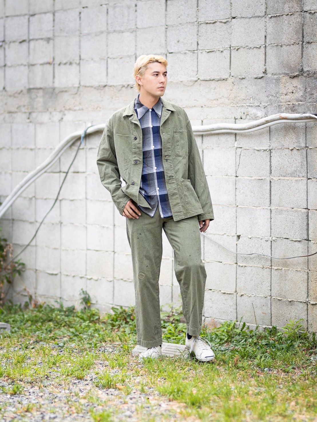 BOW WOW 26FW P47 HBT TROUSERS(BWU-P4HT)OLIVE GREEN☆9月5日(土)11:00発売！