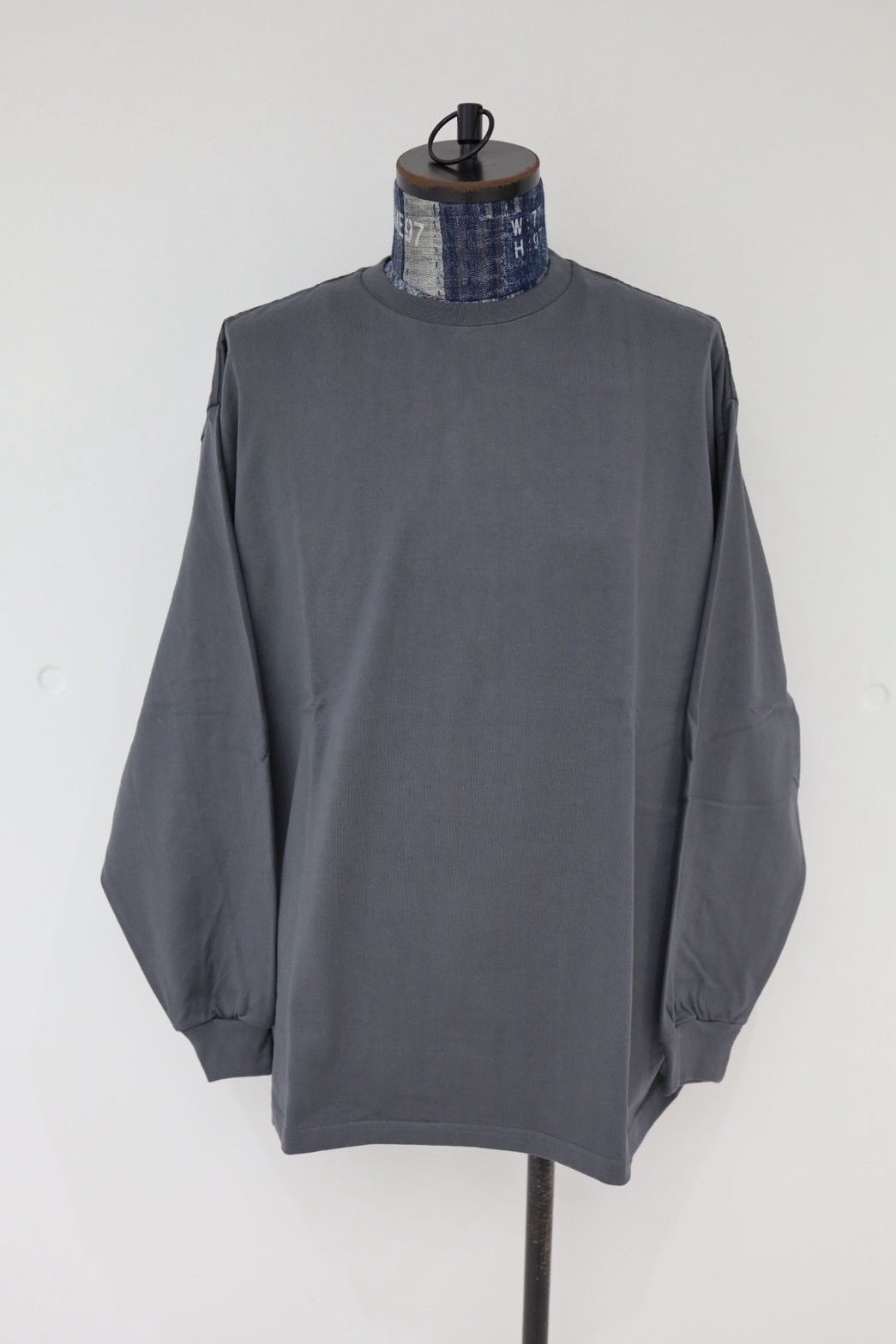 グラフペーパー  L/S Oversized Tee(GU261-70113B)GRAY☆3月14日(土)発売！