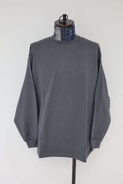 グラフペーパー  L/S Oversized Tee(GU261-70113B)GRAY☆3月14日(土)発売！