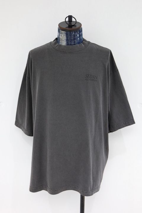 セダンオールパーパス 26SS Garment Dyed S/S Tee(SD26S-CT13)Charcoal☆5月9日(土)発売！