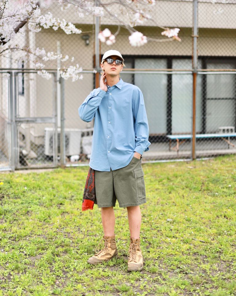 A.PRESSE - アプレッセ23SSシャツ Regular Collar Shirt(23SAP-02-09H 