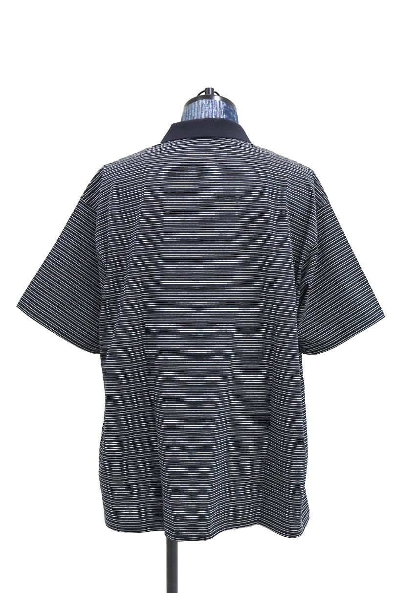フレッシュサービス COMPACT BORDER V-NECK POLO(FSC262-70120)BLACK☆5月23日(土)発売！