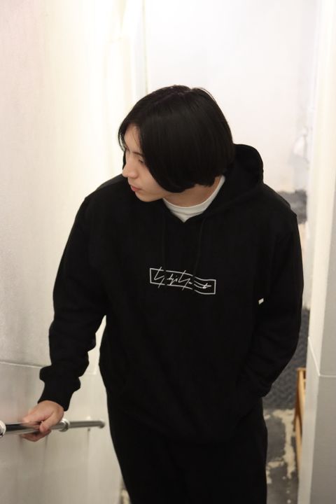 Yohji Yamamoto×New Era BOX LOGO PRINT SWEAT PULLOVER HOODIE style.2021.11.14.