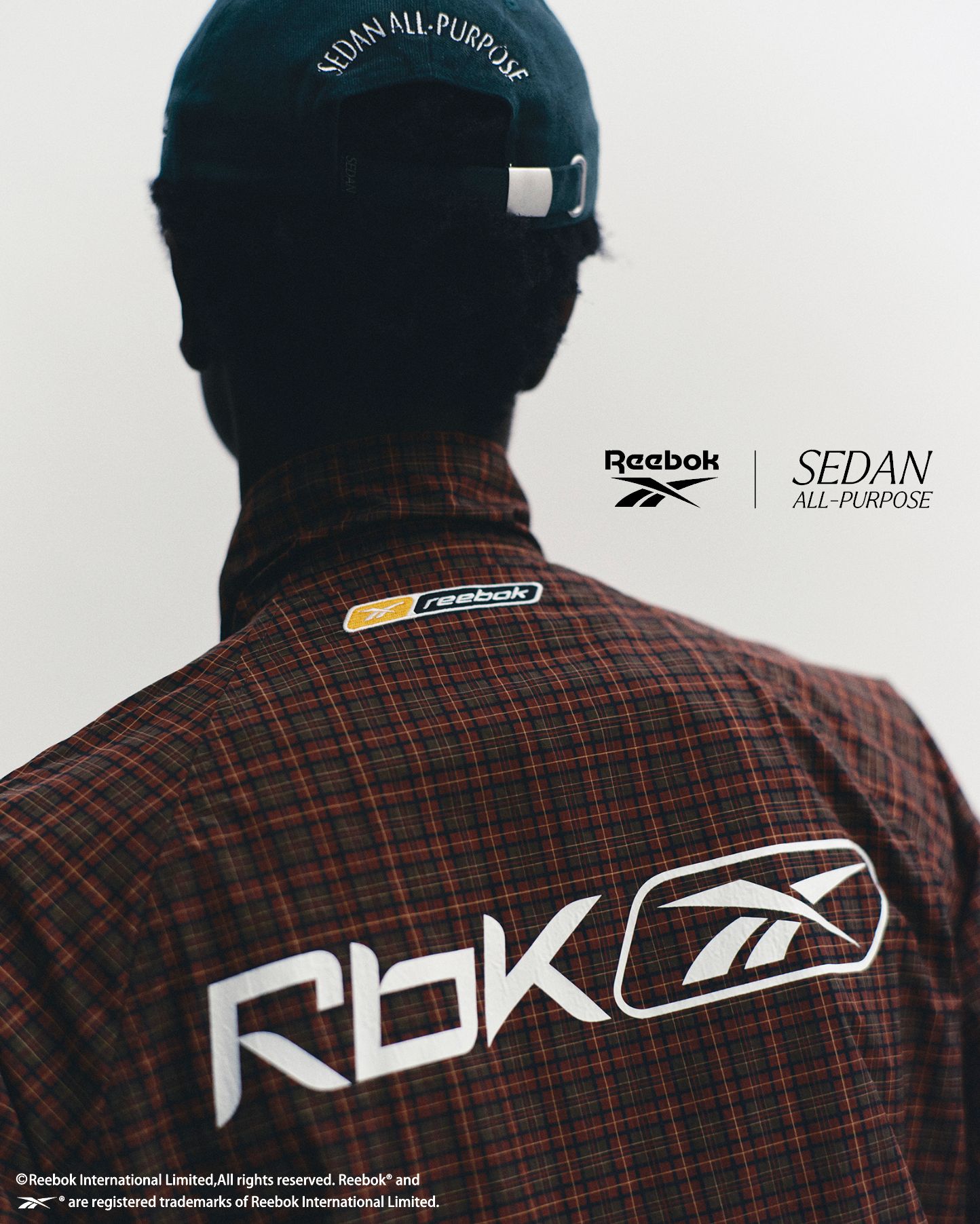 セダンオールパーパス SS26  Reebok / Track Jacket(SD26S-JK01)Brown Plaid☆2月7日(土)12:00発売！