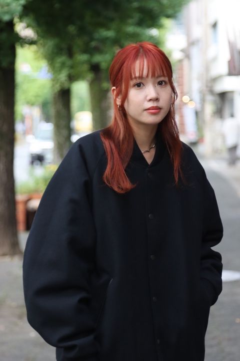 ATON 22FW 新作LETTERMAN JACKET style.2022.9.29