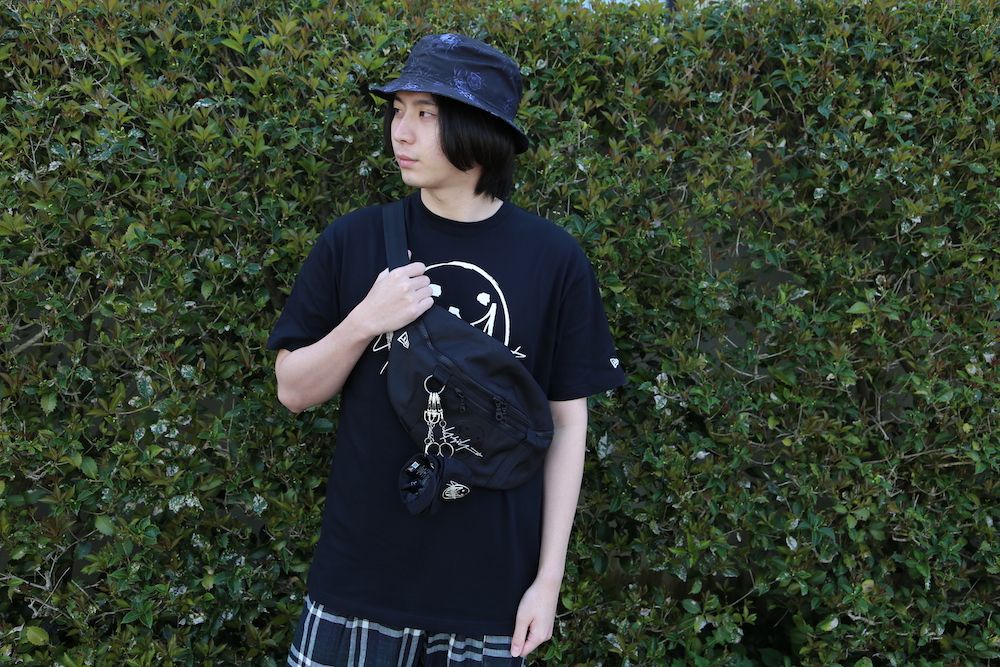 Yohji Yamamoto 半袖 コットン Tシャツ SS21 スマイル シグネチャーロゴ(HD-T98-083) style.2021.4.13