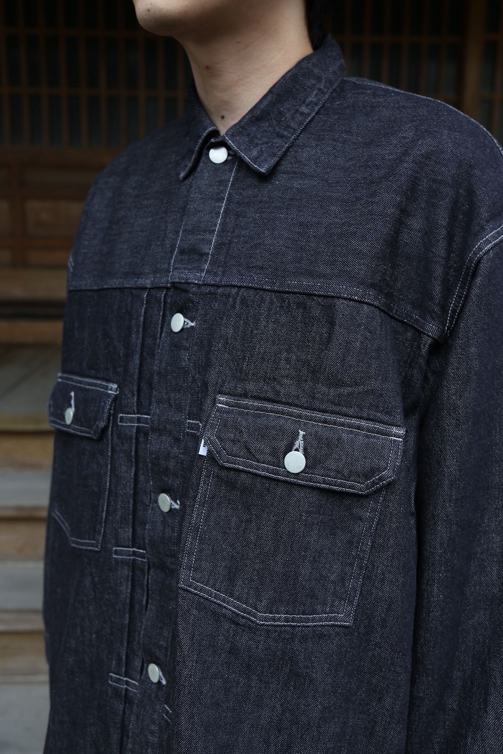 Graphpaper Colorfast Denim Jacket(GM213-30095B) style.2021.7