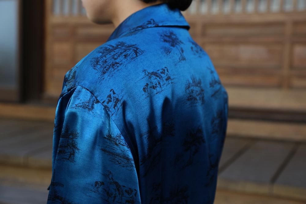 MATSUFUJI DAYDREAM Prinnted Jacket(M211-0102) style. 2021.05.08.