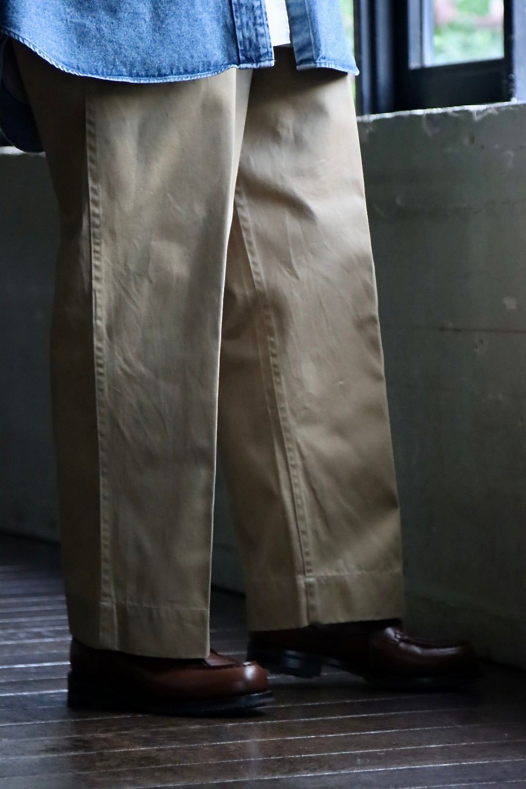 A.PRESSE アプレッセ22FW Vintage US ARMY Chino Trousersスタイル