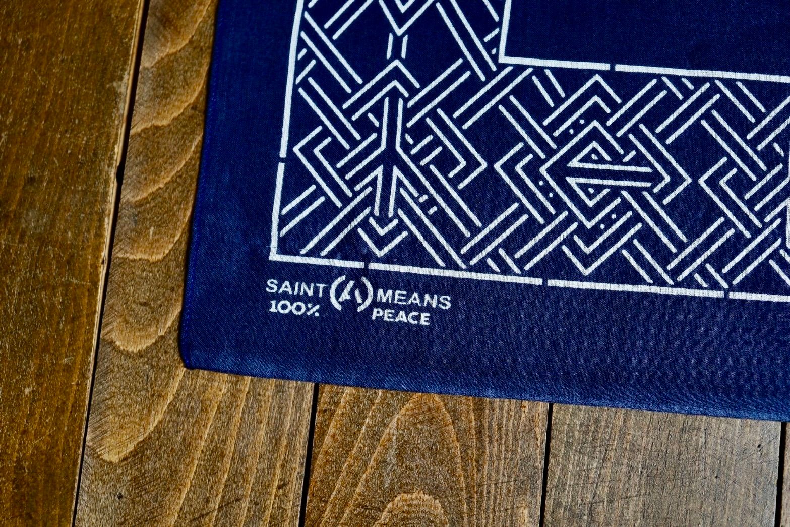セントマイケル 26AW CROSS BKM_BANDANA(SM-MK1-0000-C62)NAVY☆8月8日(土)発売！