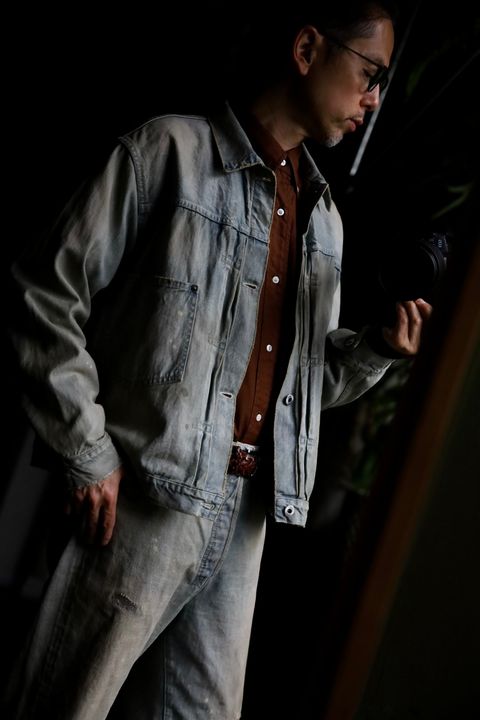 A.PRESSE 1st Type Denim Jacketスタイル.2024.6.22.