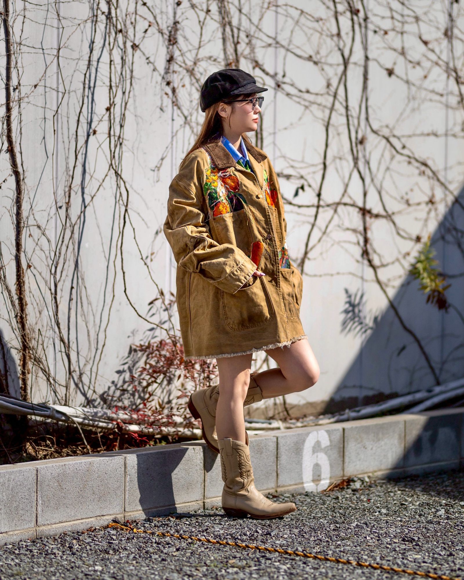 doublet ダブレット26SS VEGETABLE EMBROIDERY WORK JACKET (26SS19BL249) BEIGE ★1月17日(土)11:00発売！