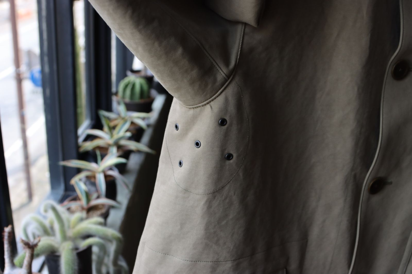 アプレッセ23SSコート Motorcycle Half Coat(23SAP-01-15H)KHAKI