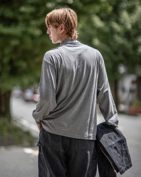 A.PRESSE Cashmere Blend Turtle Neck L/S T-Shirt style 2024.7.27日発売！