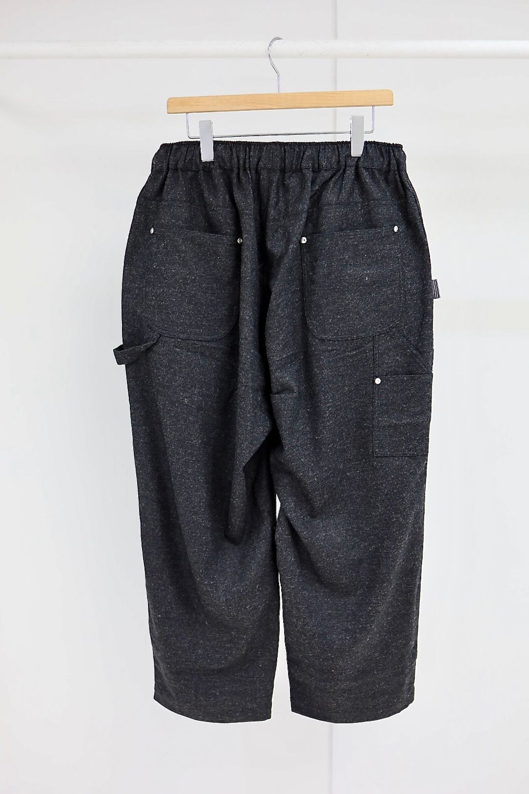 S.F.C 25FW エスエフシー CASHMERE WOOL DOUBLE KNEE PANTS(SFCFW25P08)Black M