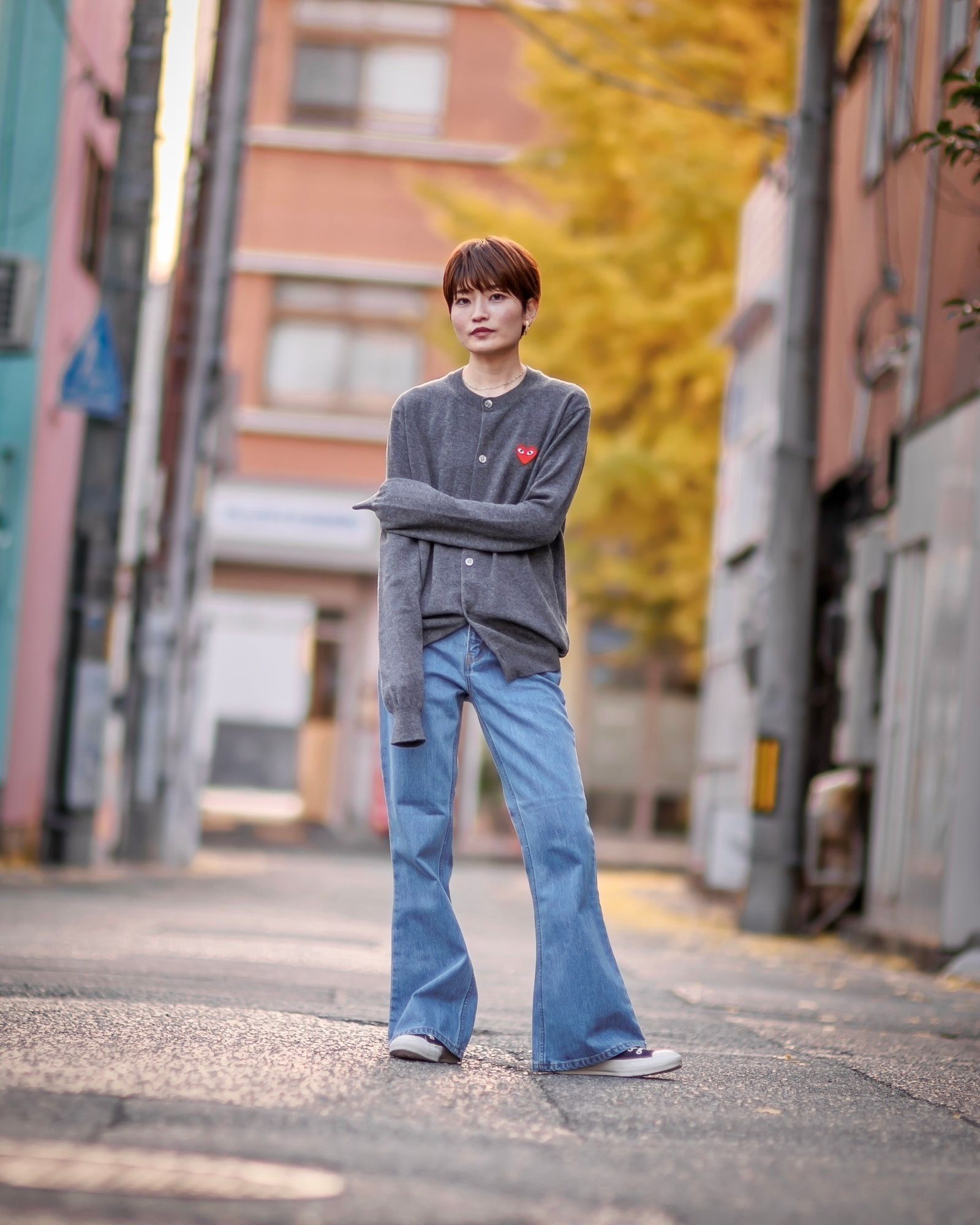 PLAY COMME des GARCONS 新作ROUND NECK CARDIGAN style.2024.12.6