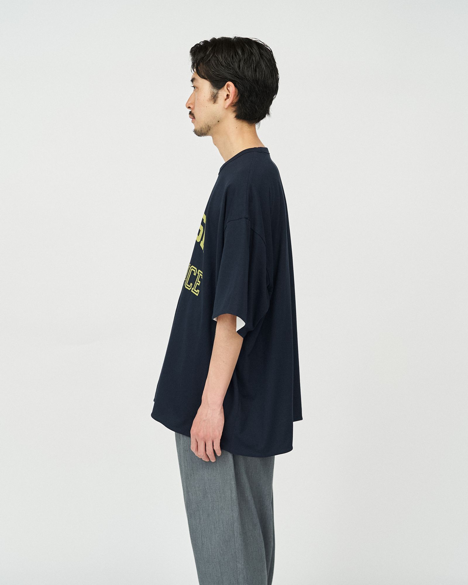フレッシュサービス REVERSIBLE S/S TEE (FSC252-70040)NAVY