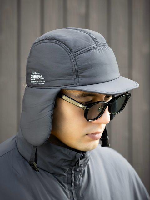 フレッシュサービス 26AW  PERTEX® QUANTUM AIR MINI RIPSTOP TRAPPER CAP(FSP263-90311)GRAY☆10月10日(土)新作発売！