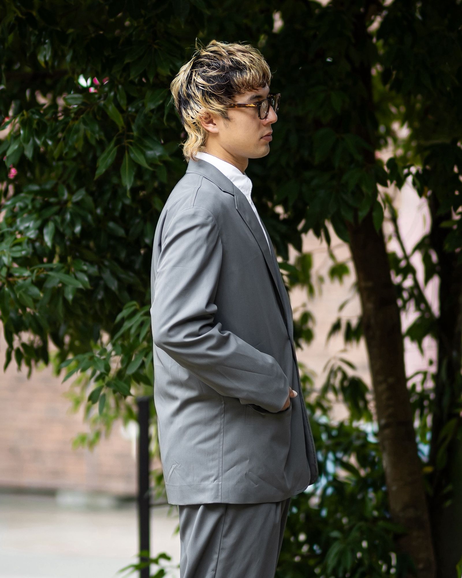 Graphpaper Wooly Cotton Twill Single Jacket (C.GRAY) 8月1日(土)新作発売！