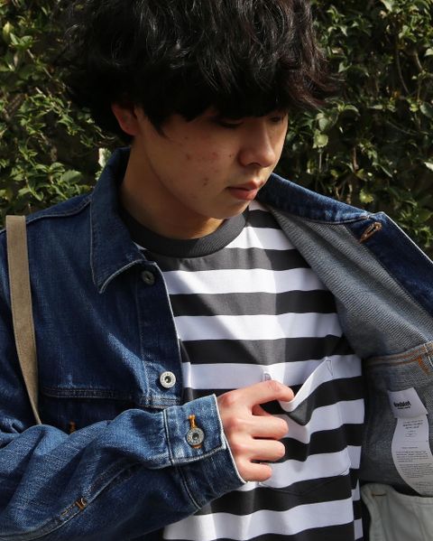 doublet MEMORIAL POLAROID DENIM JACKET(21SS06BL115) style. 2021.03.29.