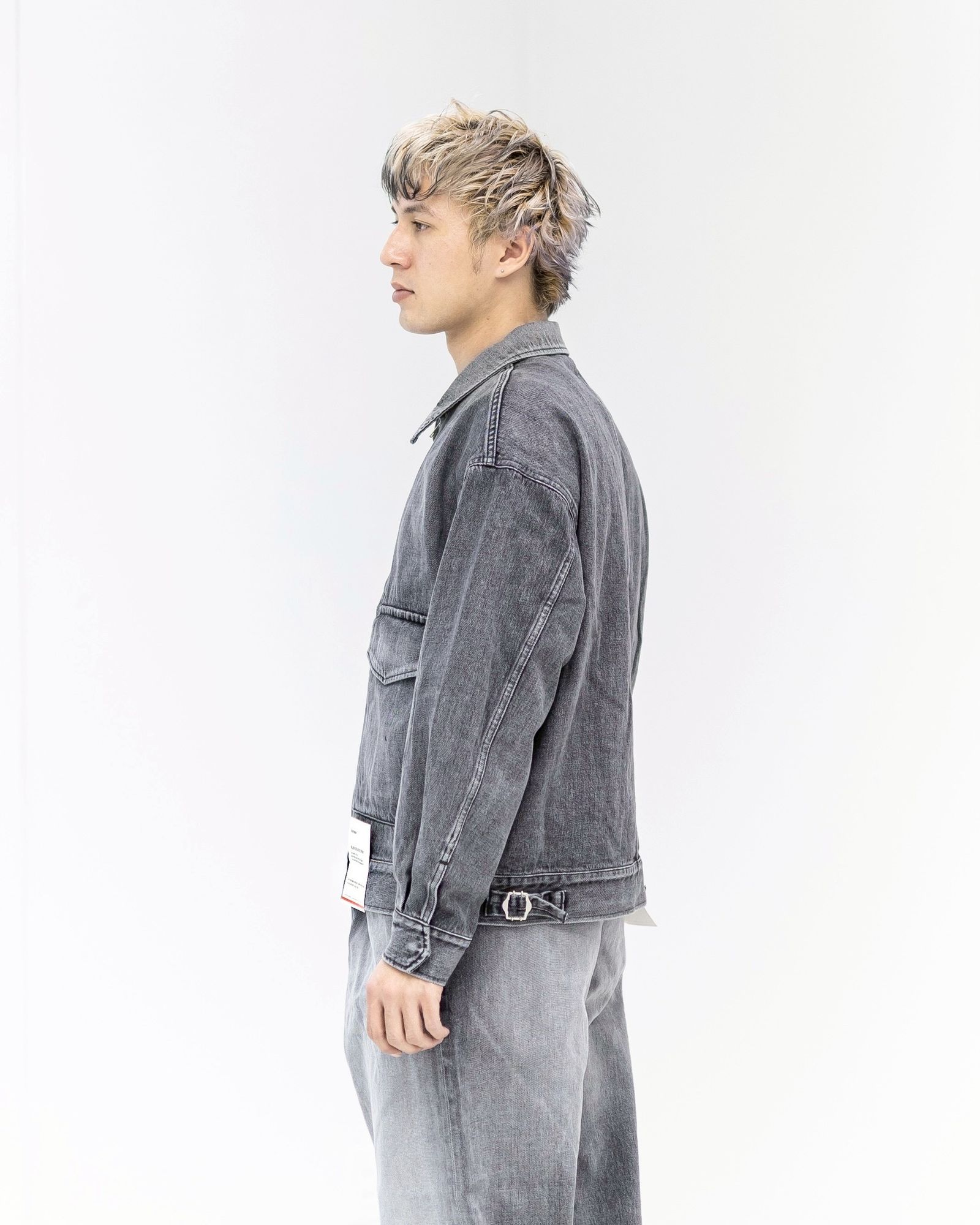 グラフペーパー Selvage Denim Zip Jacket(GU261-20056LB) BLACK_LIGHT FADE★1月24日(土)発売！