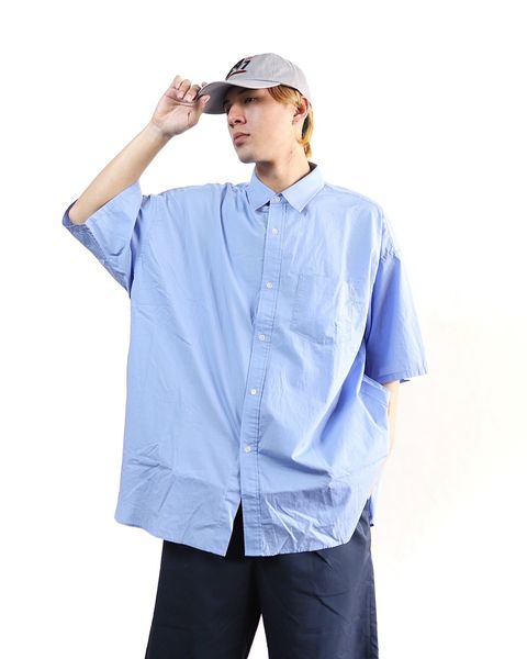 FreshService 24SS CORPORATE UNIFORM S/S SHIRT(L.BLUE) style 2024.3.8