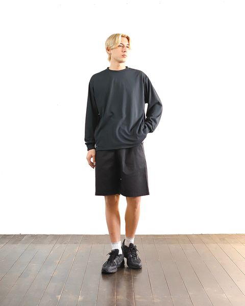 FreshService 24SS 新作 DRY JERSEY L/S CREW NECK TEE(BLACK) style 2024.3.22