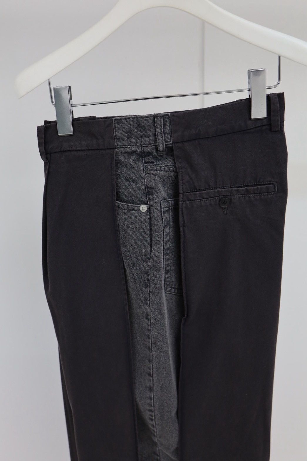 YOKE SPRING SUMMER 2026 Connected Chino&Denim Pants(YK26SS01214P)BLACK☆12月20日(土)発売！