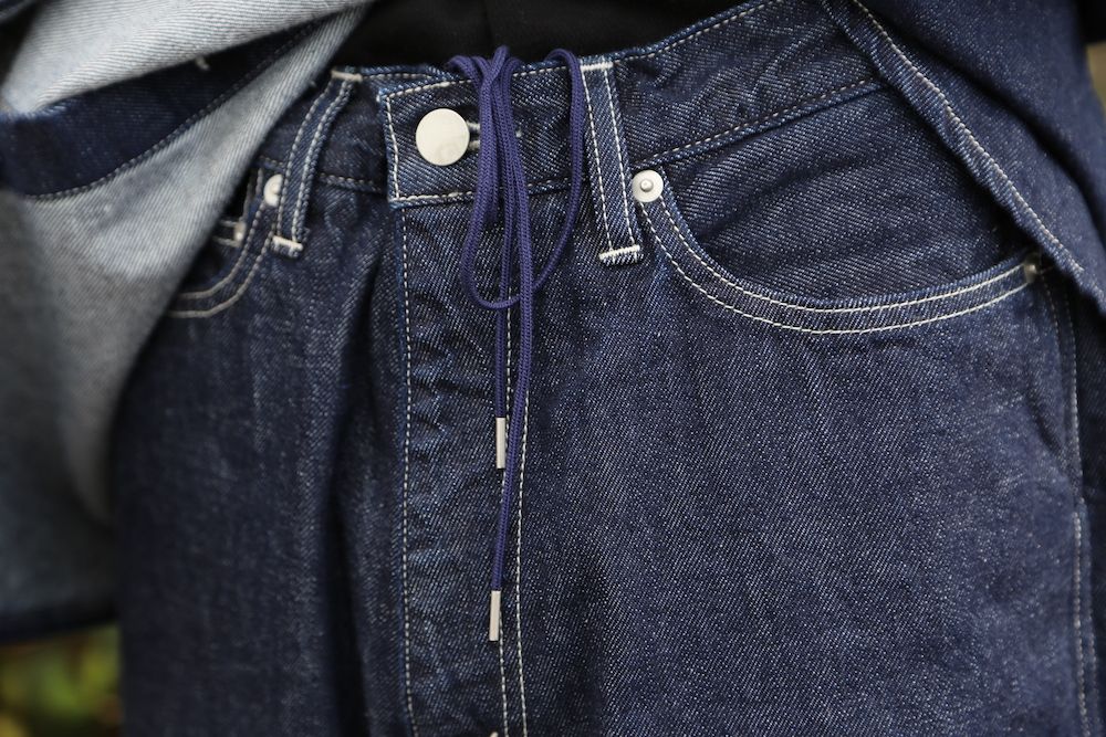 Graphpaper Denime Five Pocket Pants & Denime Regular Collar Shirt style 2020.12.14