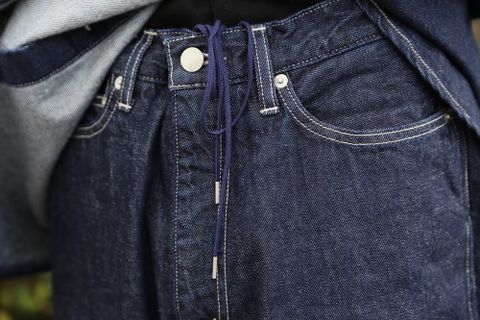 Graphpaper Denime Five Pocket Pants & Denime Regular Collar Shirt style 2020.12.14