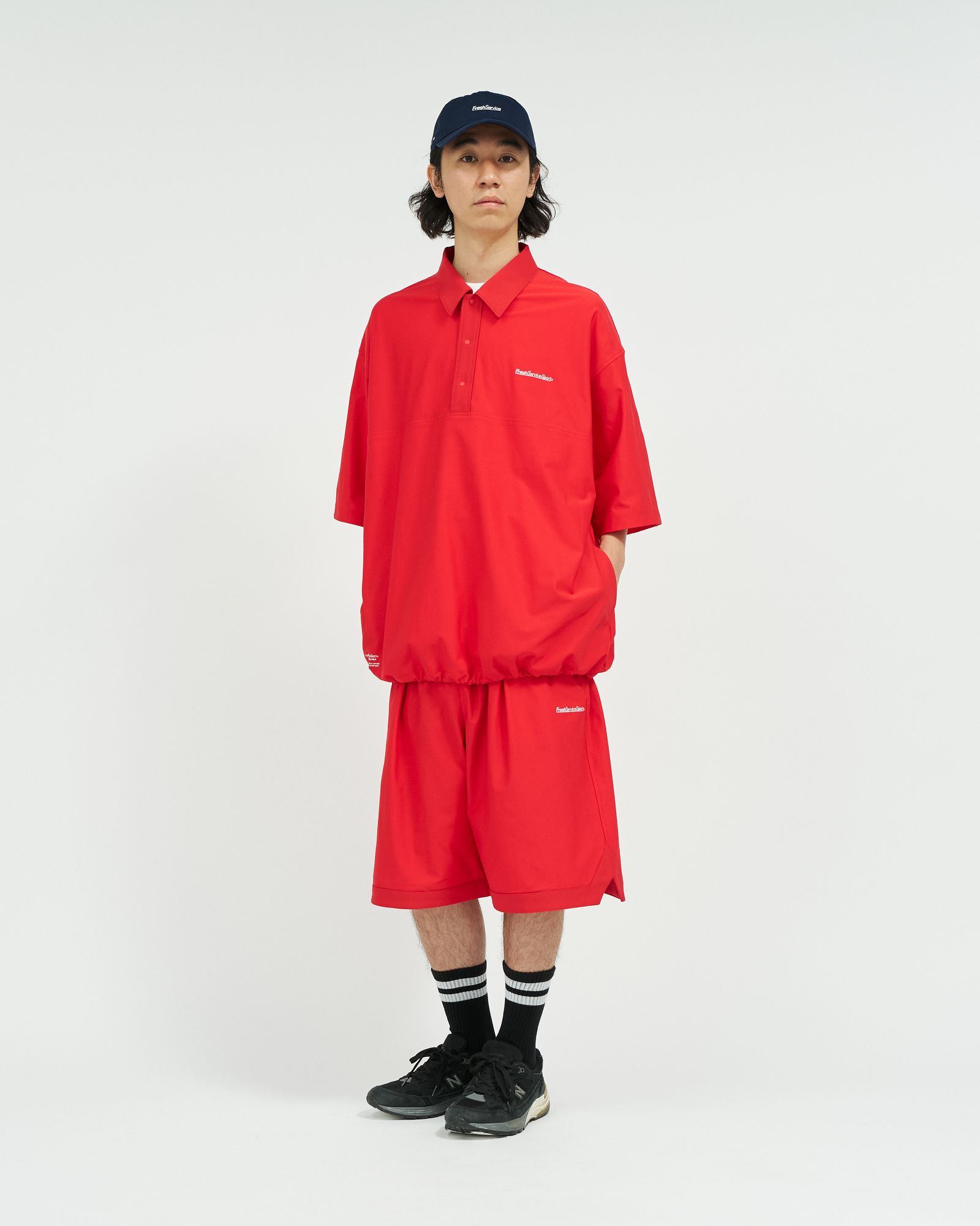 フレッシュサービス  ACTIVE DRY MESH TRAINING SHORTS(FSC263-40165)RED☆7月18日(土)新作発売！