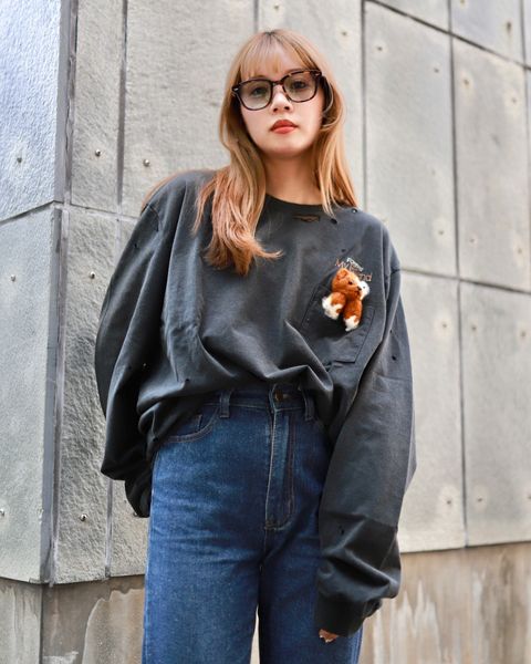 doublet 新作LONG SLEEVE T-SHIRT WITH MY FRIEND style.2023.8.10
