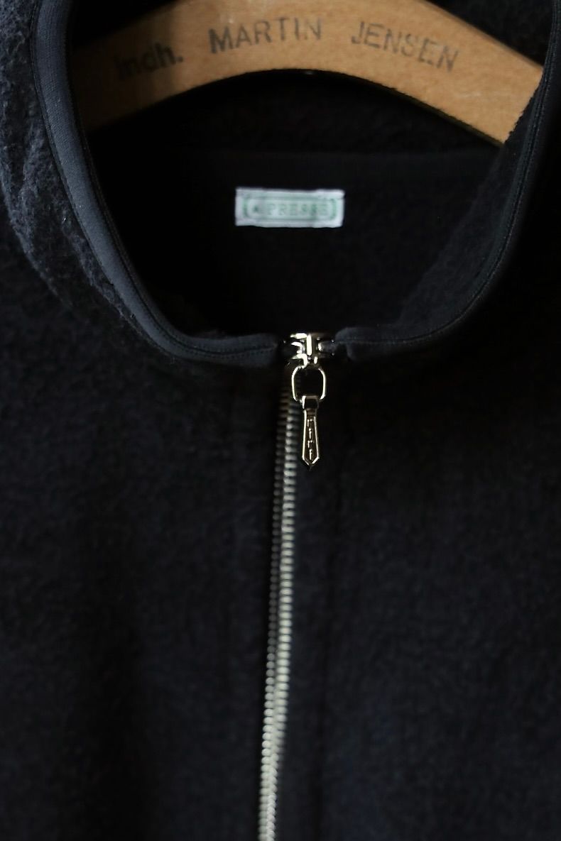 アプレッセ 2026 STYLE2 Vintage Silk Fleece Harf ZIP Jacket(26AAP-01-29)BLACK☆10月17日(土)新作発売！