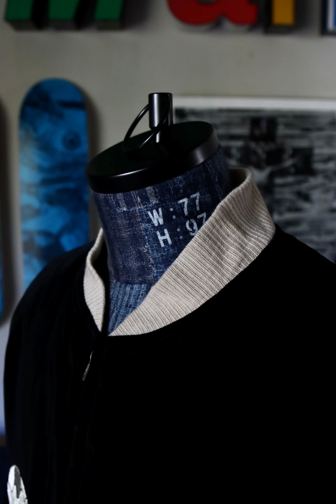 セントマイケル×WILDSIDE YOHJI YAMAMOTO SKULL SUKA JACKET(SM-A23-0000-C26)BLACK