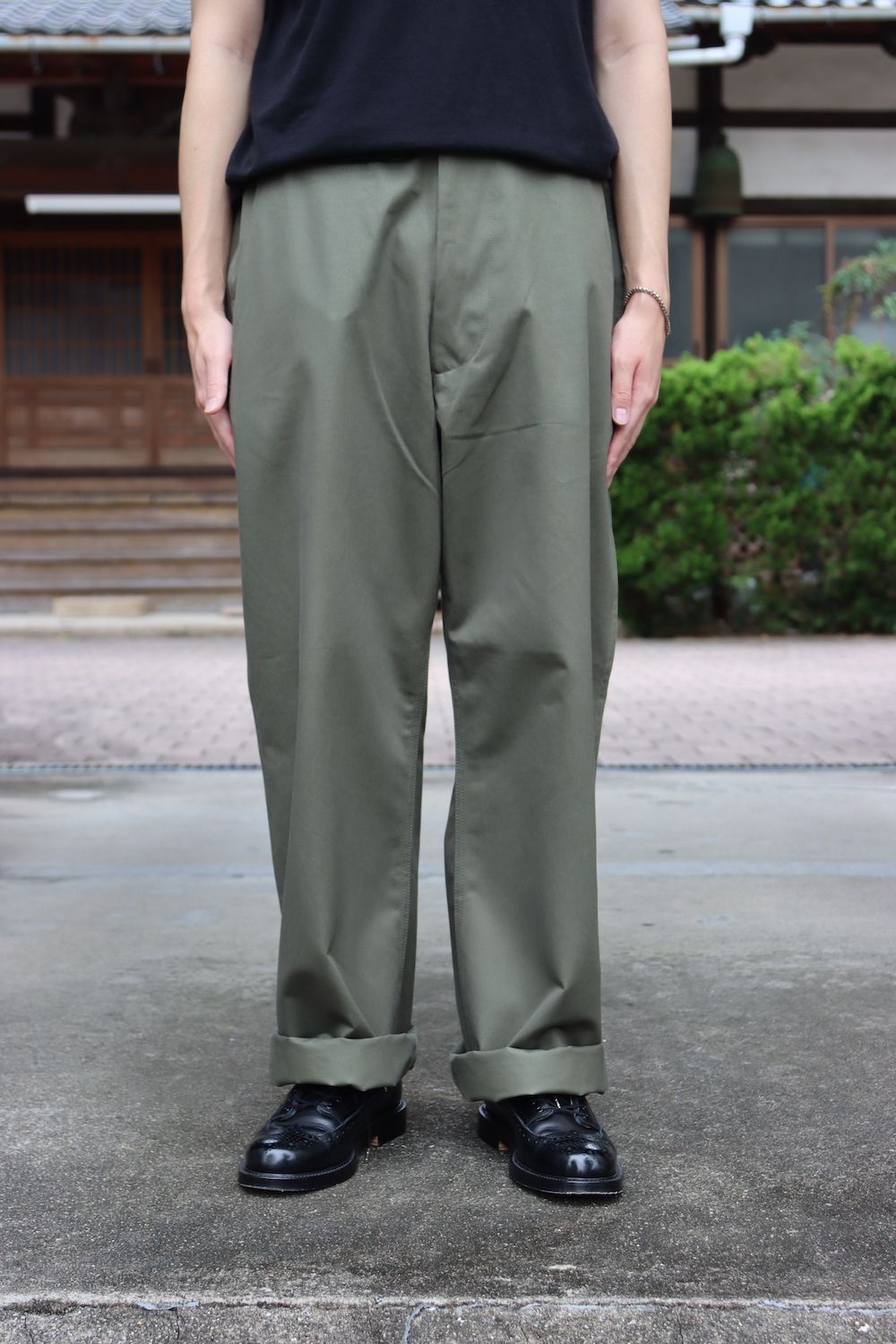 YOKE DESERT STORM OVERCOAT(YK21AW0239C) style.2021.9.13.