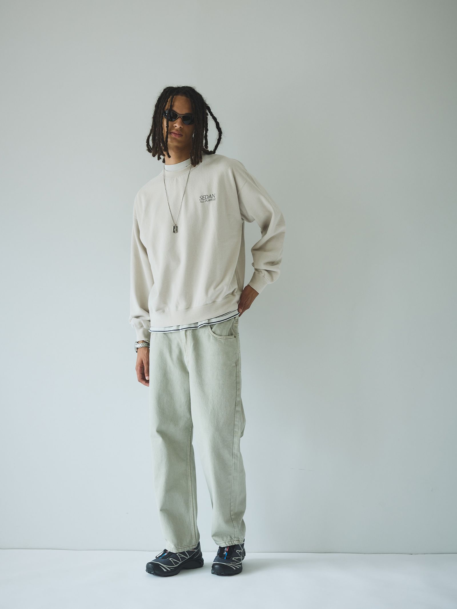 OVERDYED WORK JEANS - SEDAN ALL-PURPOSE - | ins