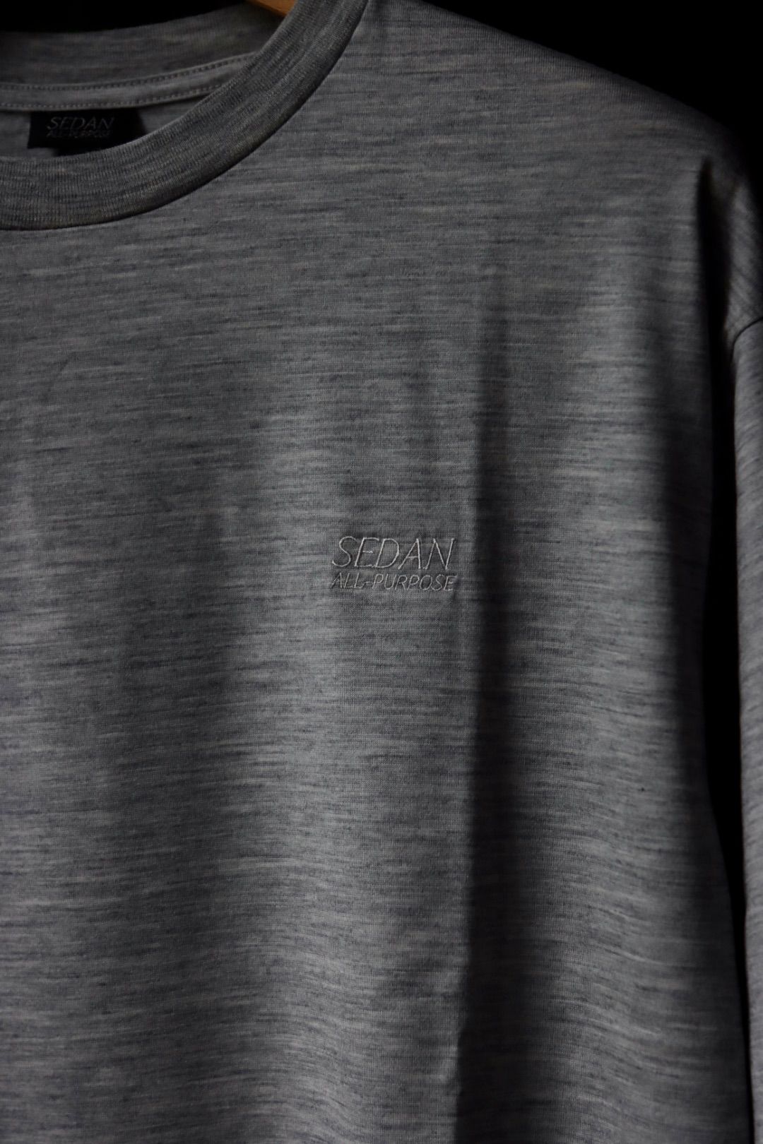 セダンオールパーパス23FW OG LOGO WOOL JERSEY L/S TEE(SD23F-CT02)GRAY