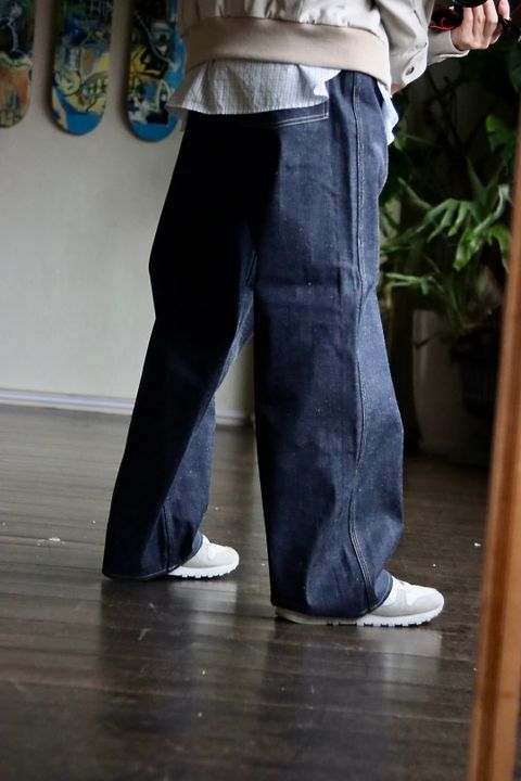 A.PRESSE 23SSデニム Military Denim Trousers(23SAP-04-07H)INDIGOスタイル