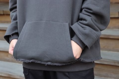 YOKE RESIZED WIDE HOODIE(YK21AW0278CS) style. 2021.09.27.