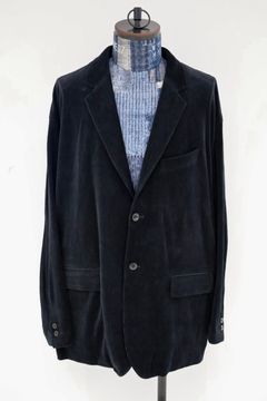 グラフペーパー Soft Knit Corduroy Jacket(GM263-20110B)BLACK☆9月5日(土)発売！