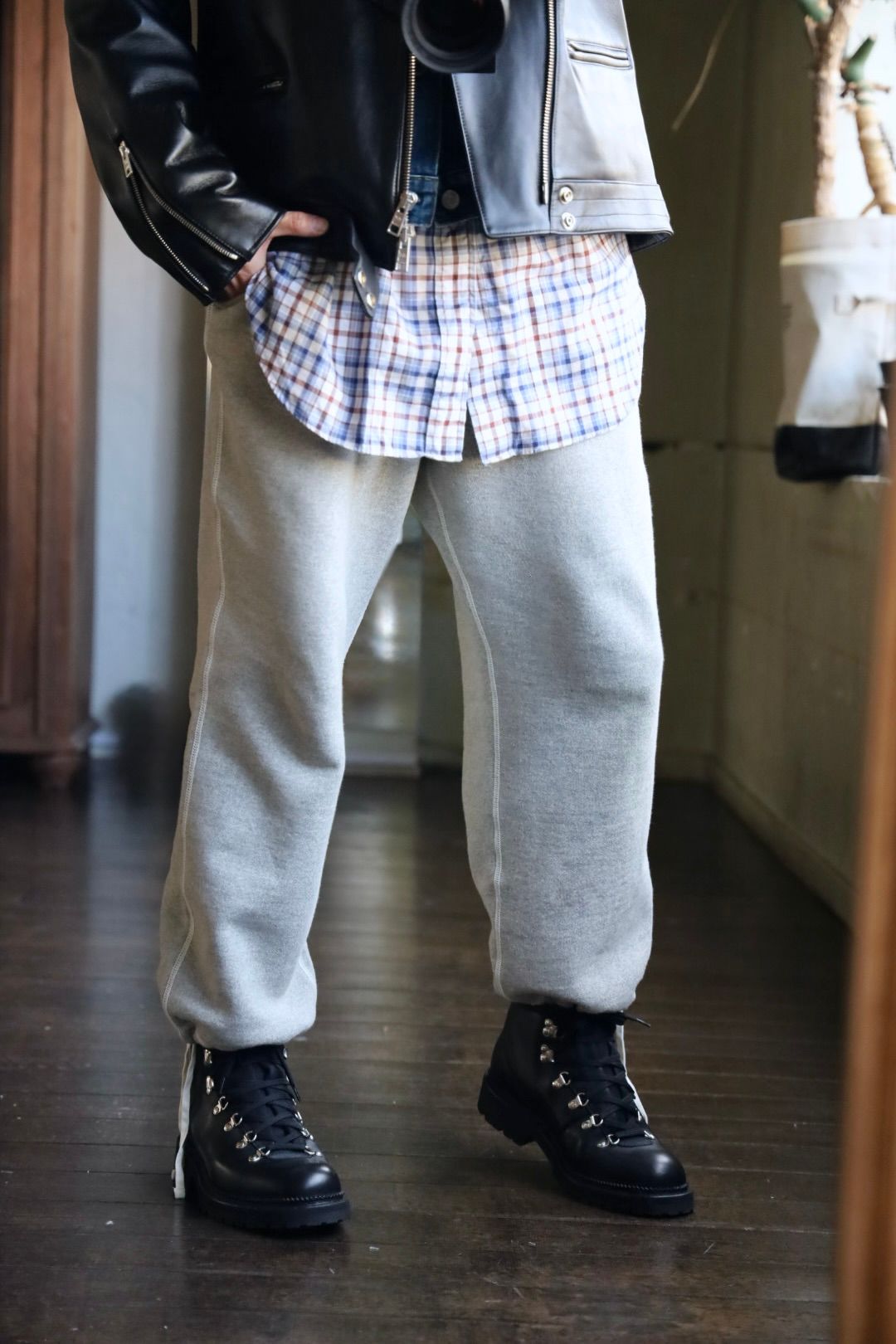 A.PRESSE - アプレッセ Vintage Sweat Pants(25SAP-05-10K)GRAY