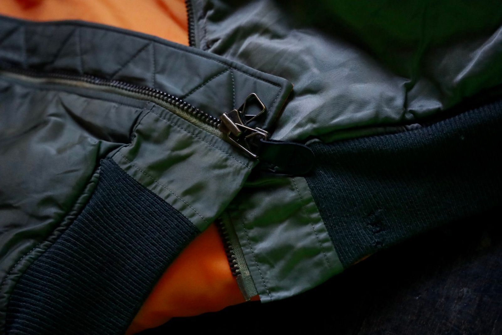セントマイケル24AW DAMEGE MA-1 (SM-YS1-0000-064)KHAKI