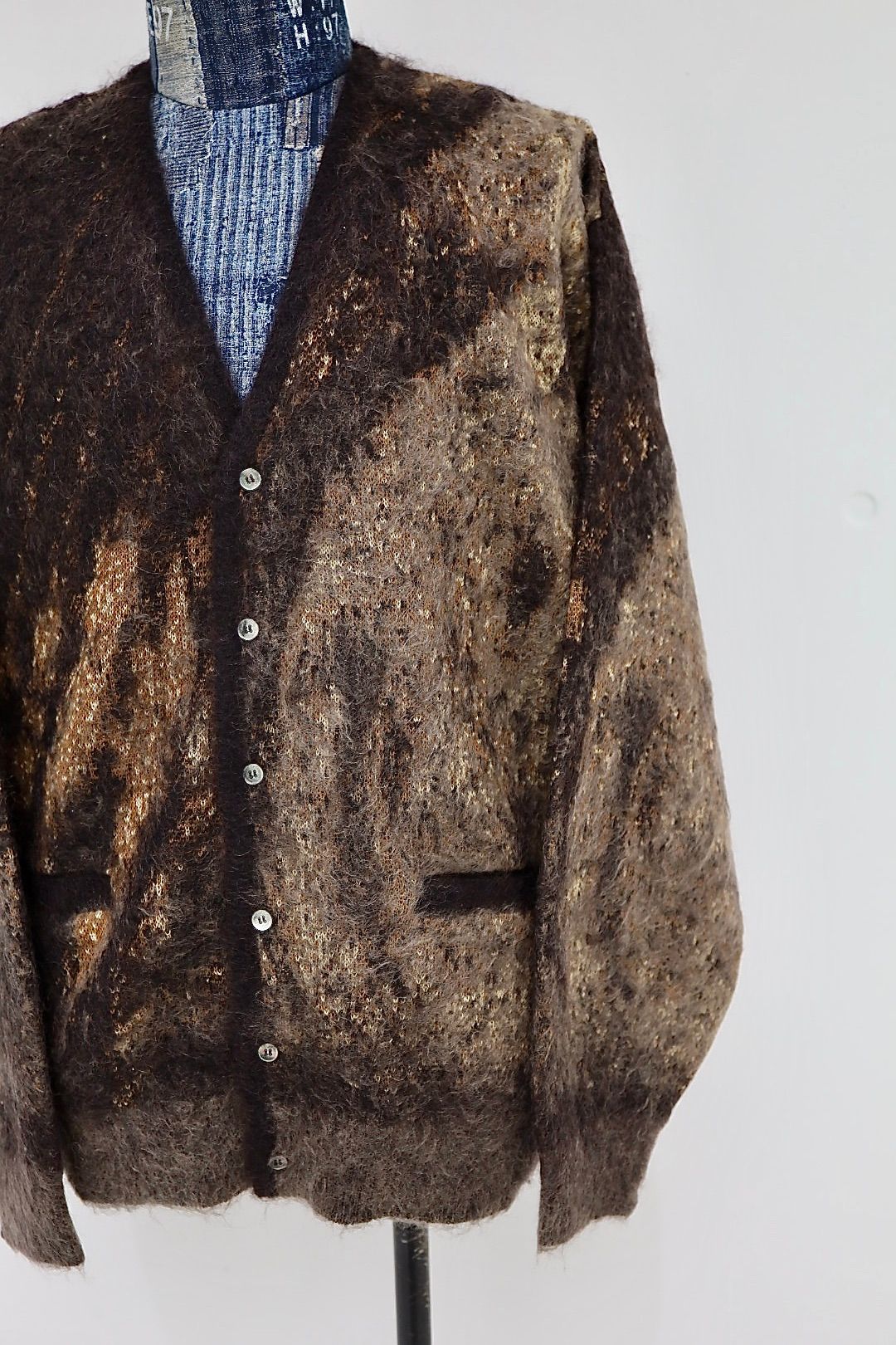 ヨーク  ニット Abstract Jaquard Mohair Cardigan(YK26SS01233S)BROWN☆11月29日(土)発売！