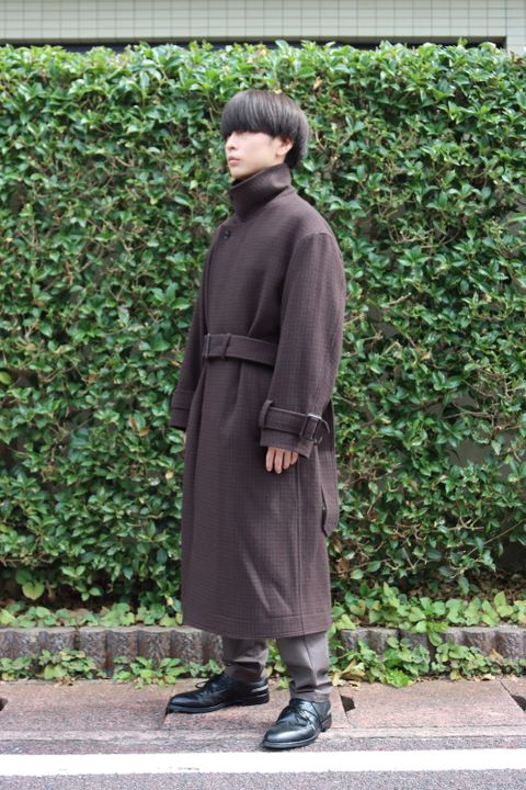 YOKE DOUBLE BREAST OVERCOAT(YK21AW0242C)style.2021.09.13
